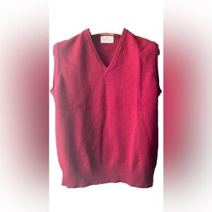 Vintage Lord Jeff Wool Men's L Sweater Vest